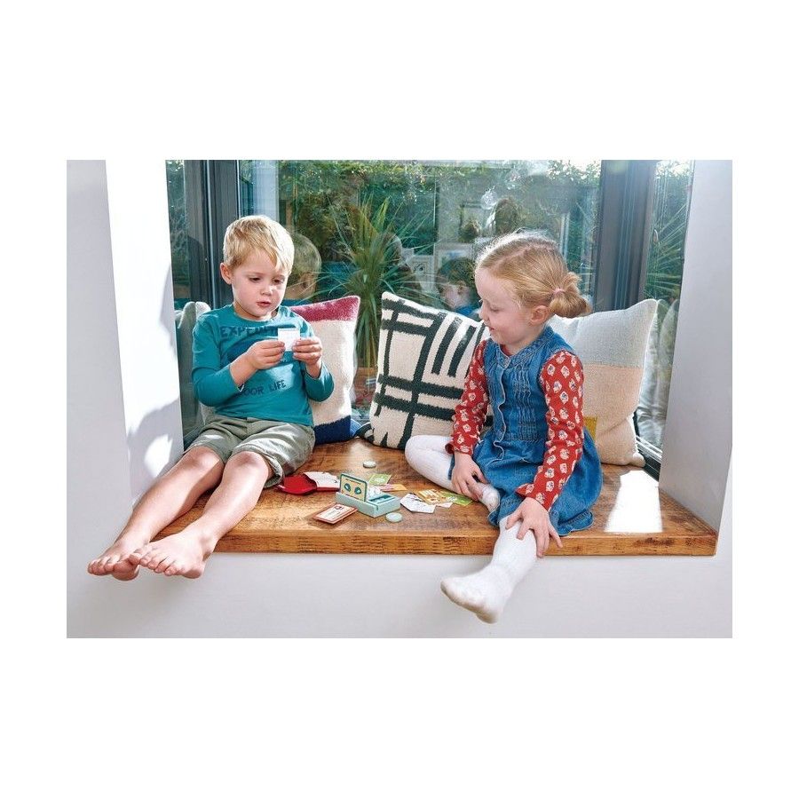 Tender Leaf Toys Terminal de paiement en bois avec accessoires