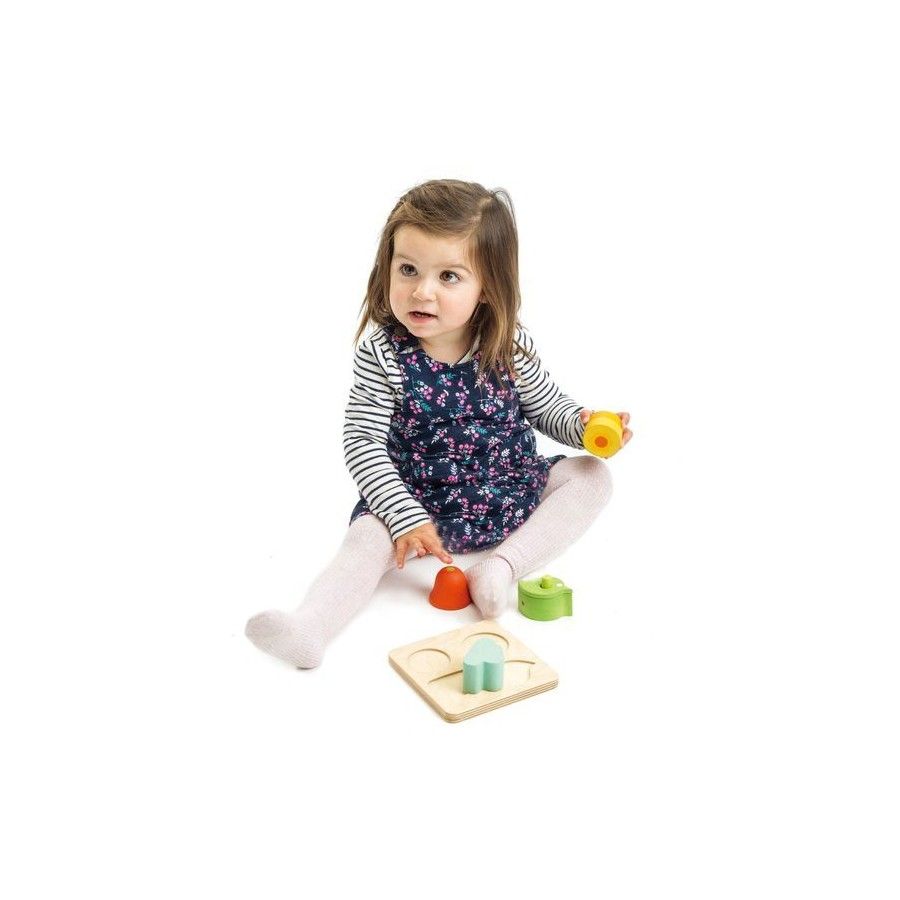 Tender Leaf Toys Drevená senzorická hračka - záhrada -