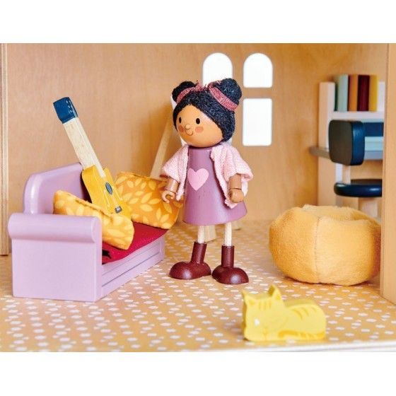 Tender Leaf Toys 娃娃的木制家具 - 房间