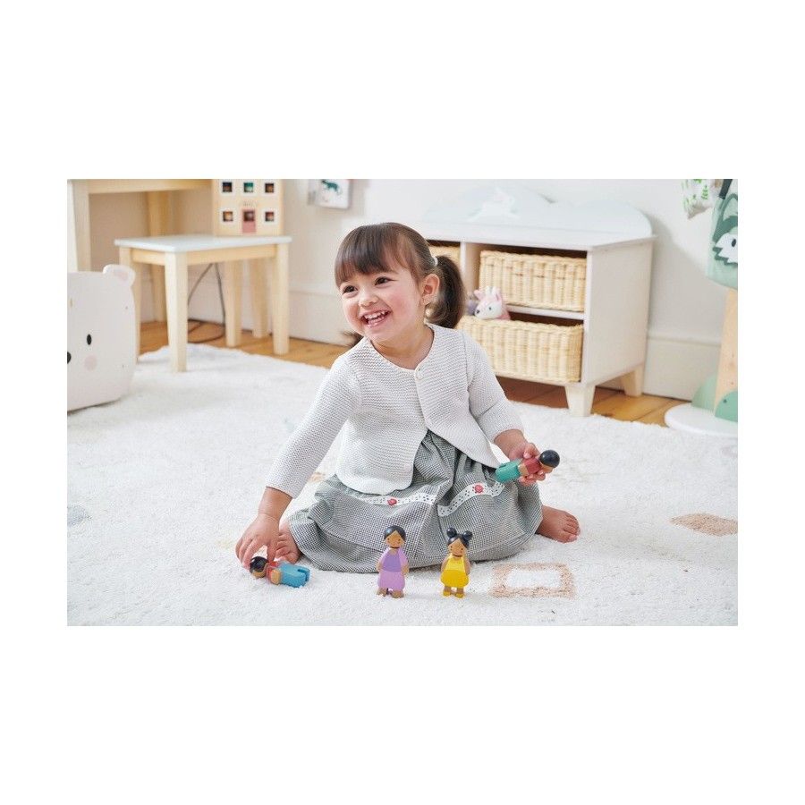 Tender Leaf Toys Napos baba család, baba készlet