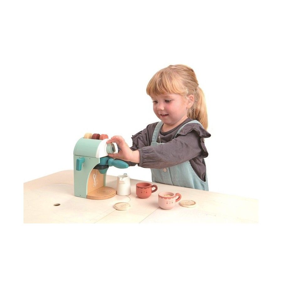 Tender Leaf Toys Drewniany ekspres do kawy na kapsułki