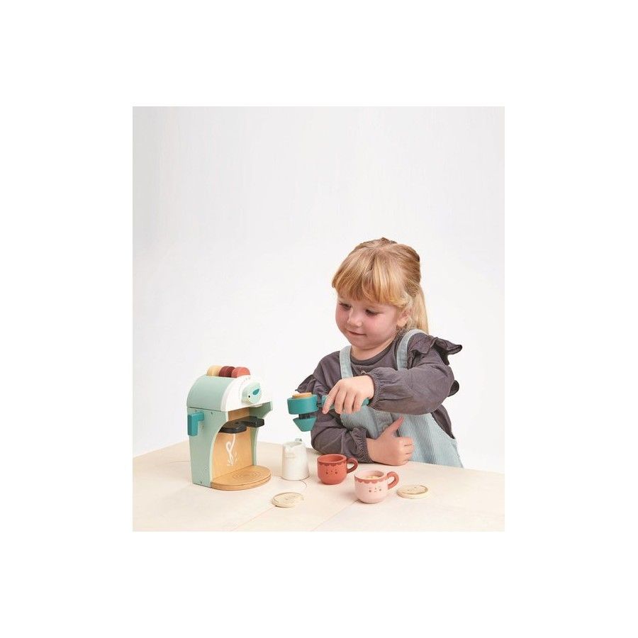 Tender Leaf Toys Drewniany ekspres do kawy na kapsułki