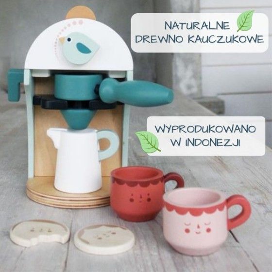 Tender Leaf Toys Holzkaffeemaschine für Kapseln