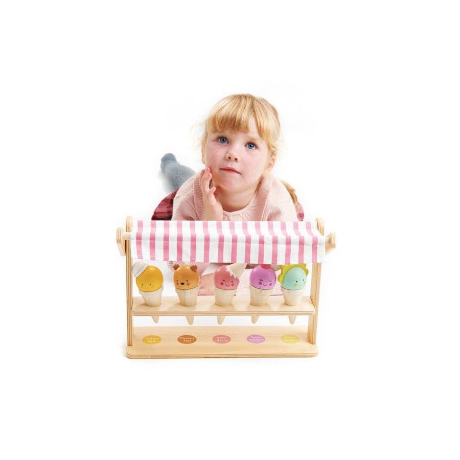 Tender Leaf Toys Mini-Eisdiele mit Eistüten