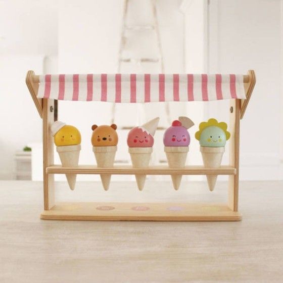 Tender Leaf Toys Mini-Eisdiele mit Eistüten