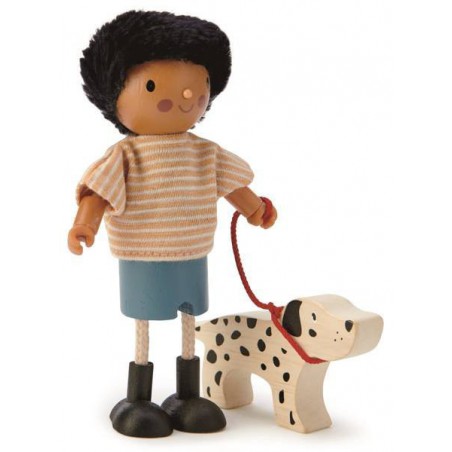 Tender Leaf Toys Mr. Forrester-Puppe und sein Hund