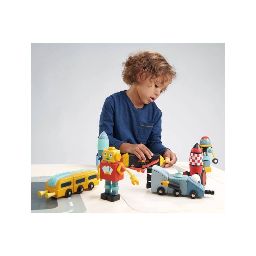Tender Leaf Toys Drevené kozmické vozidlá, hračka