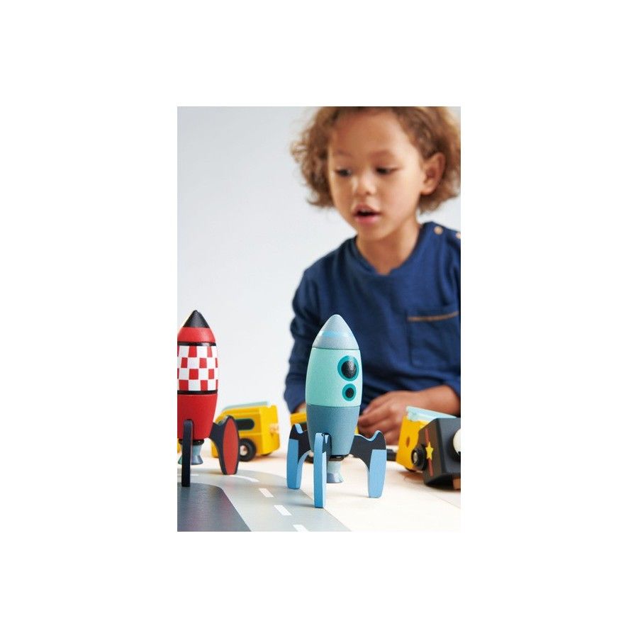 Tender Leaf Toys Drevené kozmické vozidlá, hračka