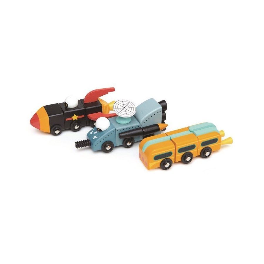 Tender Leaf Toys Wooden cosmic vehicles, toy