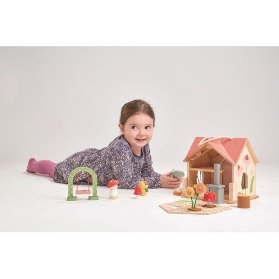 Tender Leaf Toys Maison forestière mobile avec équipement et