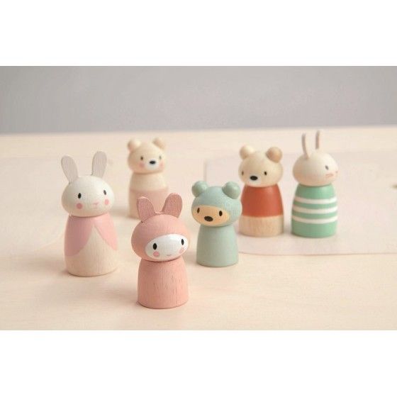 Tender Leaf Toys 一组木偶,子