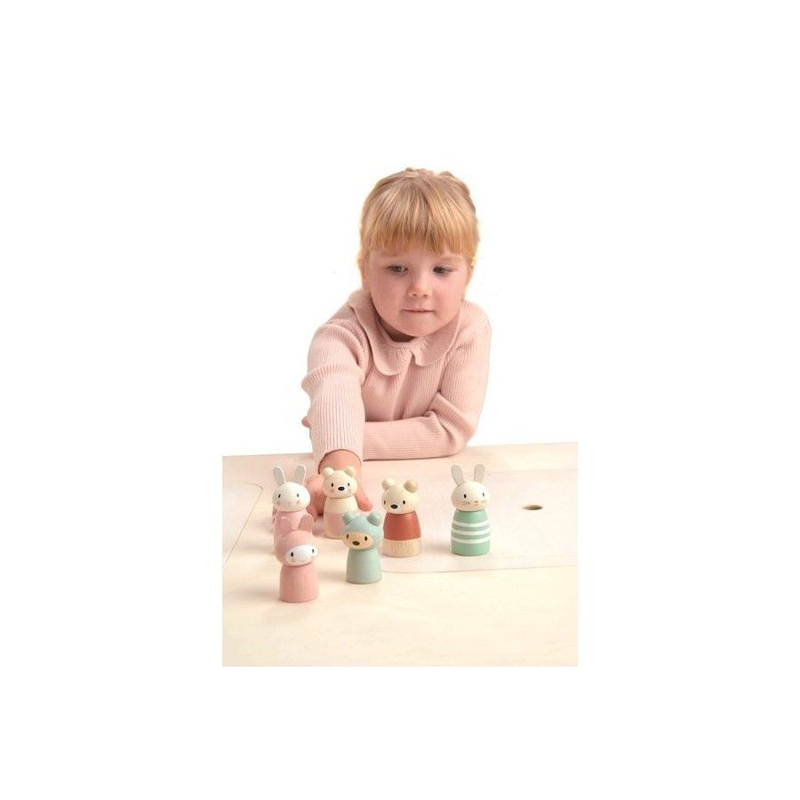 Tender Leaf Toys Un conjunto de figuritas, conejitos