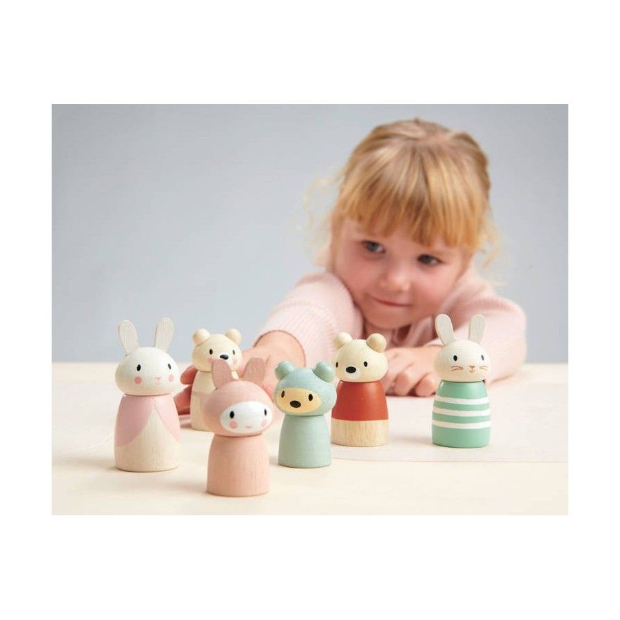 Tender Leaf Toys 一组木偶,子