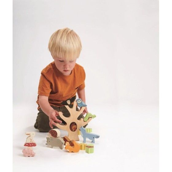 Tender Leaf Toys Fa arcade játék - erdei állatok