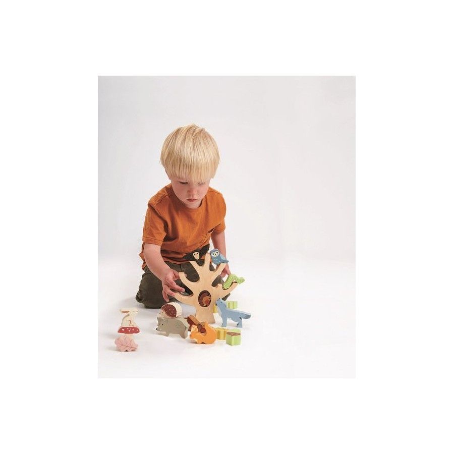 Tender Leaf Toys Fa arcade játék - erdei állatok