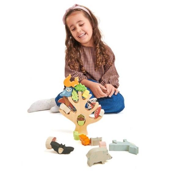 Tender Leaf Toys Fa arcade játék - erdei állatok