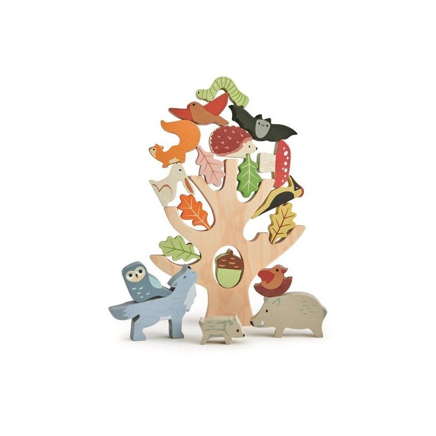 Tender Leaf Toys Drevená arkádová hra - lesné zvieratá