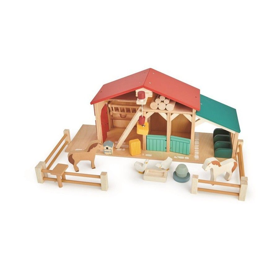 Tender Leaf Toys Wooden fun figurines - Farm with