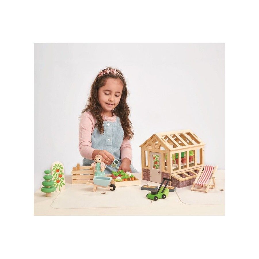 Tender Leaf Toys Drewniana szklarnia