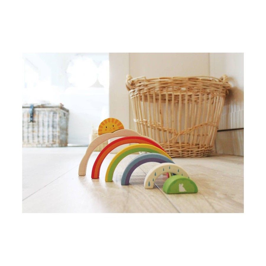 Tender Leaf Toys Drewniana zabawka - Tęcza