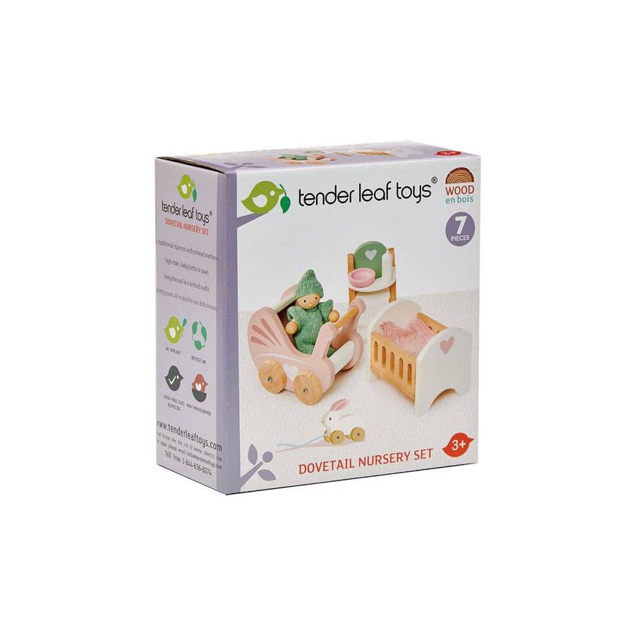 Tender Leaf Toys Drewniane meble do domku dla lalek - mebelki