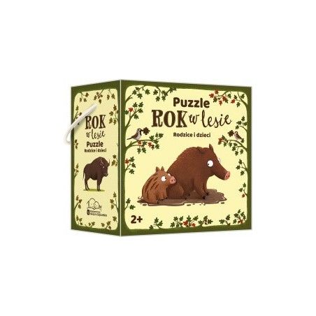 WNK Rok w lesie. Rodzice i dzieci (puzzle)