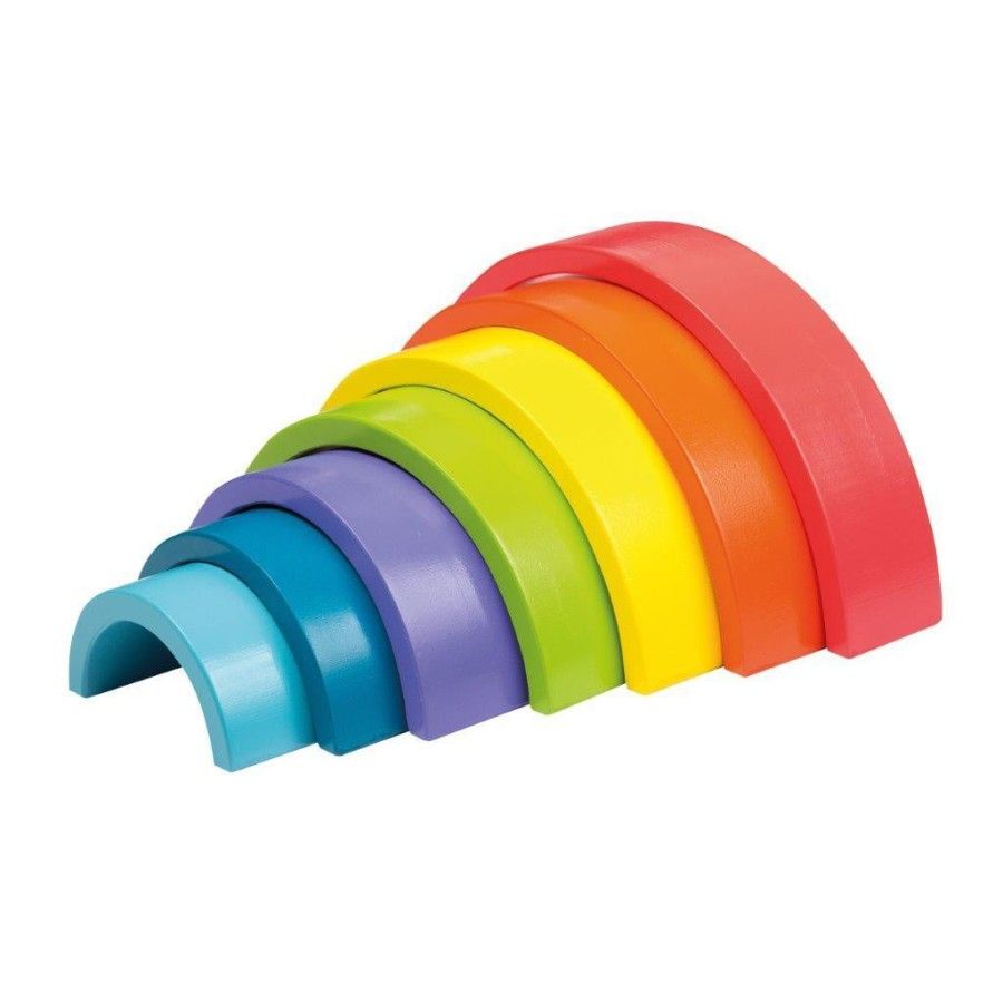 JOUECO Arc-en-ciel en bois