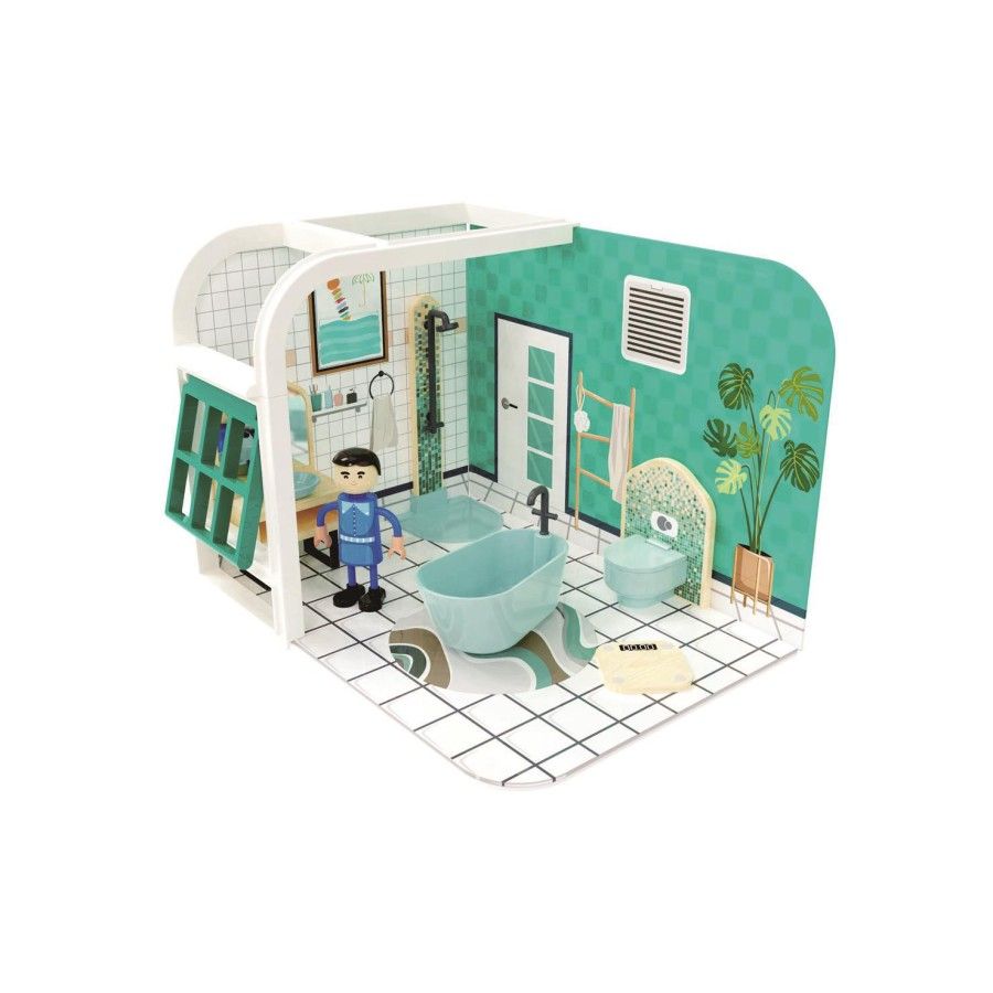 JOUECO BAGNO della casa delle bambole