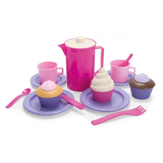 DANTOY Mein kleiner Prinzessin -Kaffee -Set mit Cupcakes