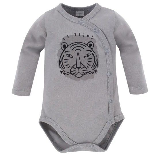 Pinokio Body rozpinane Le Tigre 56 SZARE