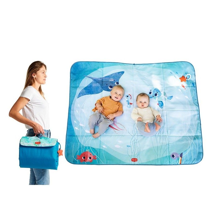 Tiny Love Alfombra educativa/de viaje XL 140x113 cm - Tesoros