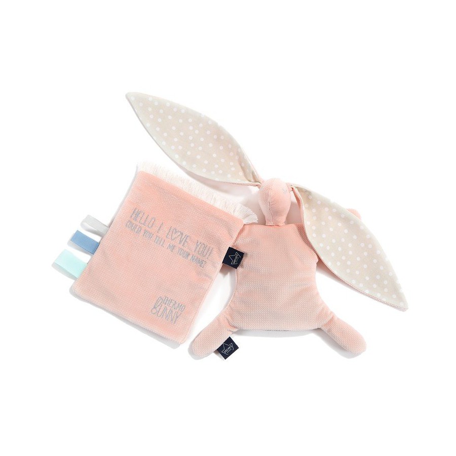 LA MILLOU VELVET COLLECTION THERMO BUNNY POWDER PINK DOGGY