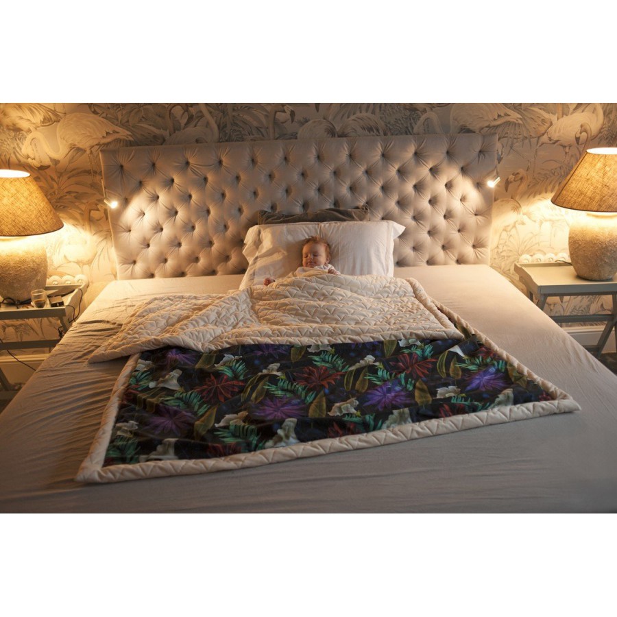 LA Millou KOC, bedspread 140x200cm MOONLIGHT SWAN POWDER PINK