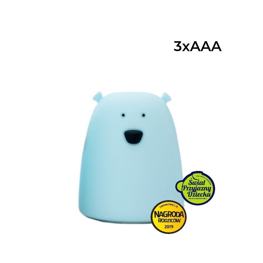 Rabbit&Friends Die Lampe ist klein, blau