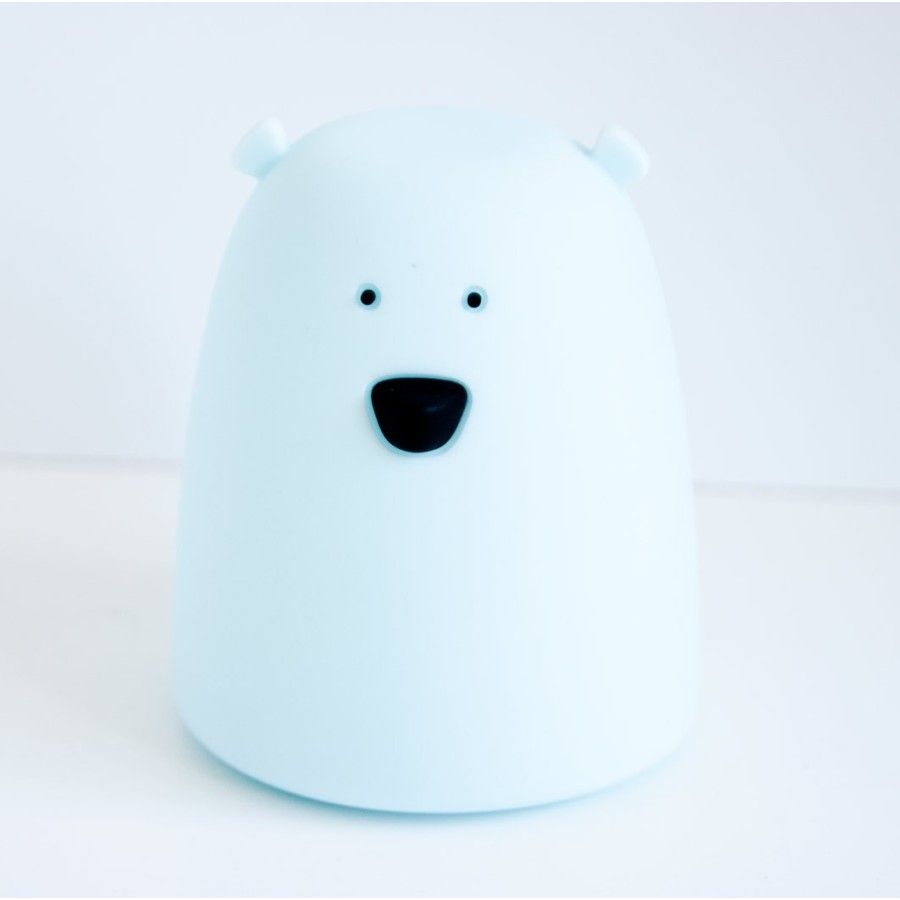 Rabbit&Friends De lamp is klein, blauw