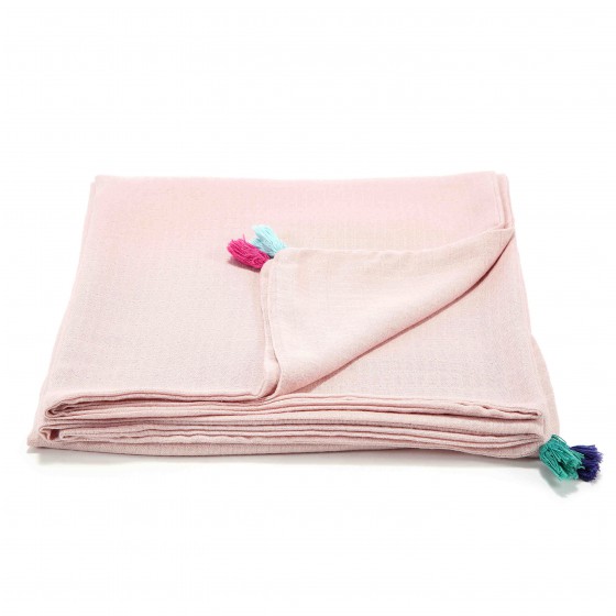 LA Millou muslin blanket S FIRST TOUCH POWDER PINK