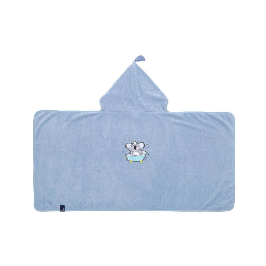 LA MILLOU RĘCZNIK BAMBOO SOFT KID DUSTY BLUE COLLEGE CAMP