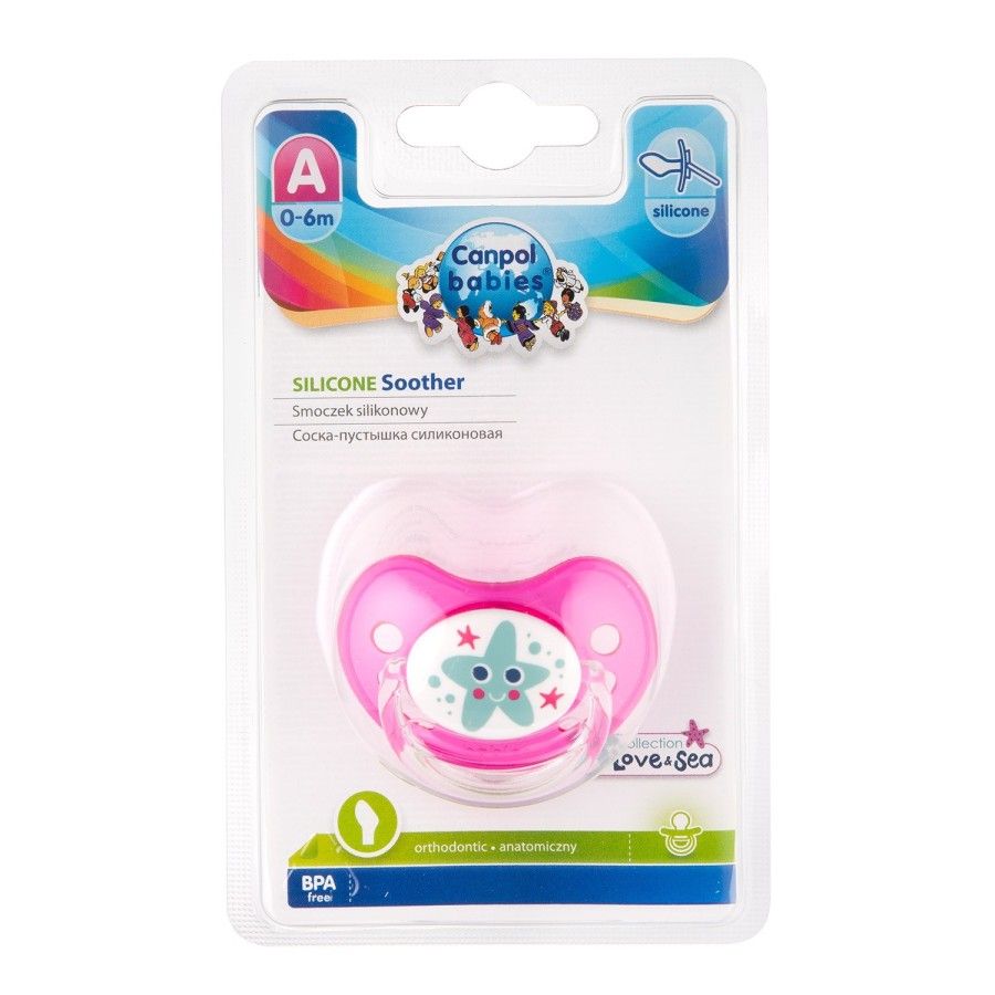 Canpol Baby's offeren siliconen 0-6m anatomisch