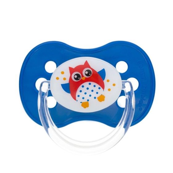 Canpol Symbol sedative silik. Symmetrical 0-6 M-Cytos Blue
