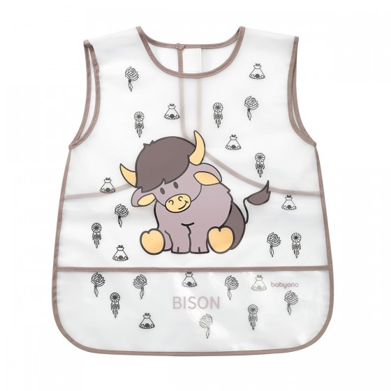 Babyono kreative Babyschürze - Bison