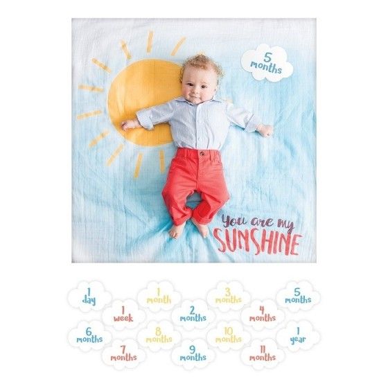 Lulujo Set Manta + Tarjetas My Sunshine