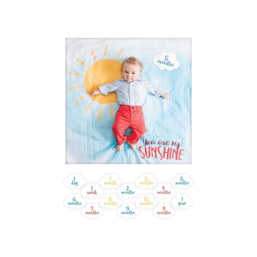 Lulujo Decke + My Sunshine-Kartenset