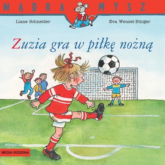 MR, the smart mouse. Zuzia 's playing soccer