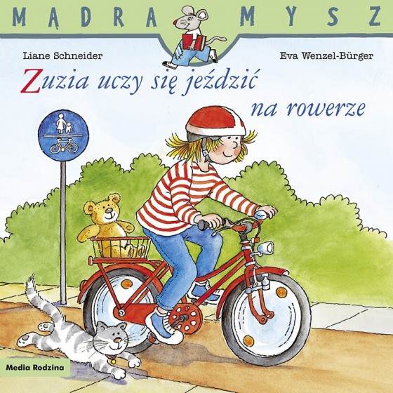 MR Mądra Mysz. Zuzia uczy się jeździć na rowerze