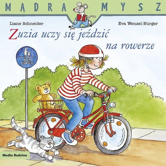 MR Mądra Mysz. Zuzia uczy się jeździć na rowerze