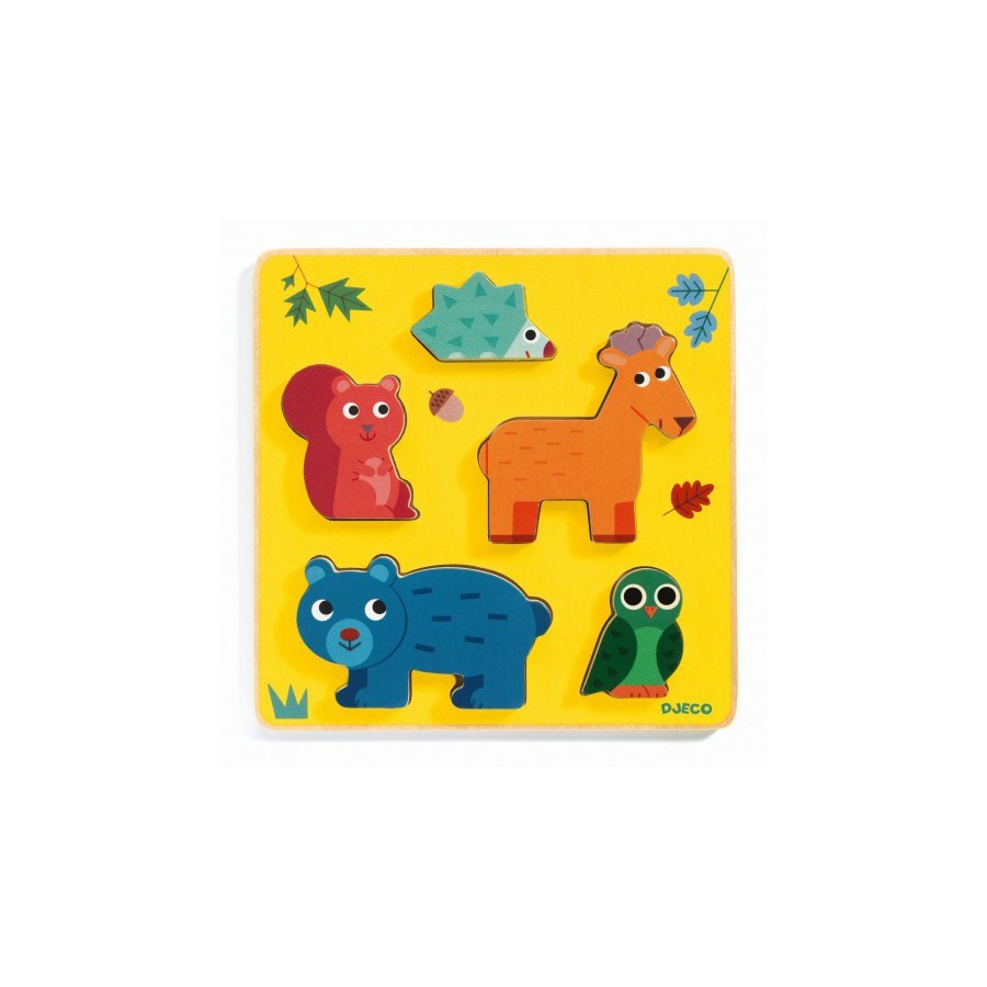 Djeco Drewniane puzzle przestrzenne FRIMOURS