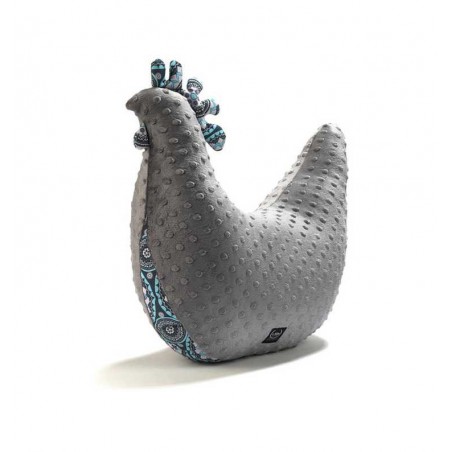 LA MILOU CUSCINO POLLO NONNA DATO MINKY - DARK GREY - MOSAICO