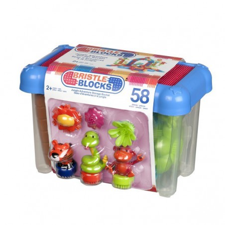 Bristle Blocks Blocchi ricci - set JUNGLE - contenitore 58 pz