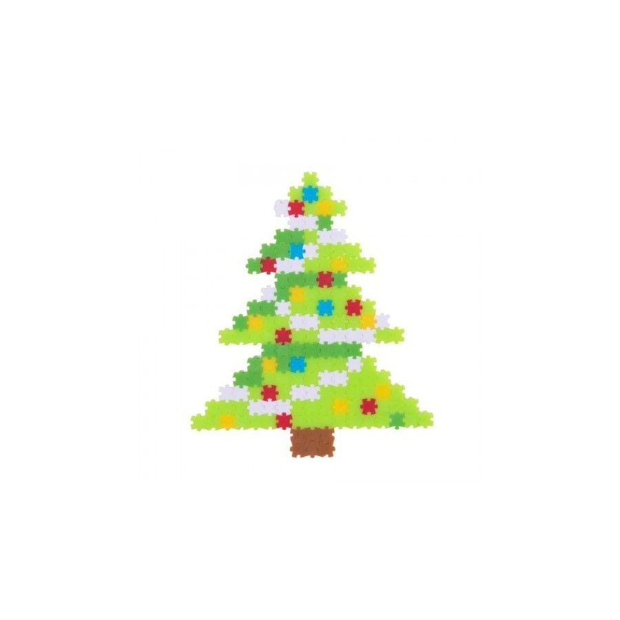 Fat Brain Toy Puzzelki Holly Jolly Jixelz Choinka