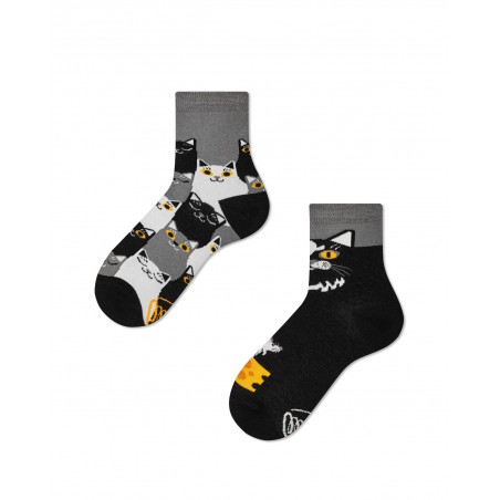 Many Mornings Calcetines infantiles Black Cat Kids, tallas 27-30